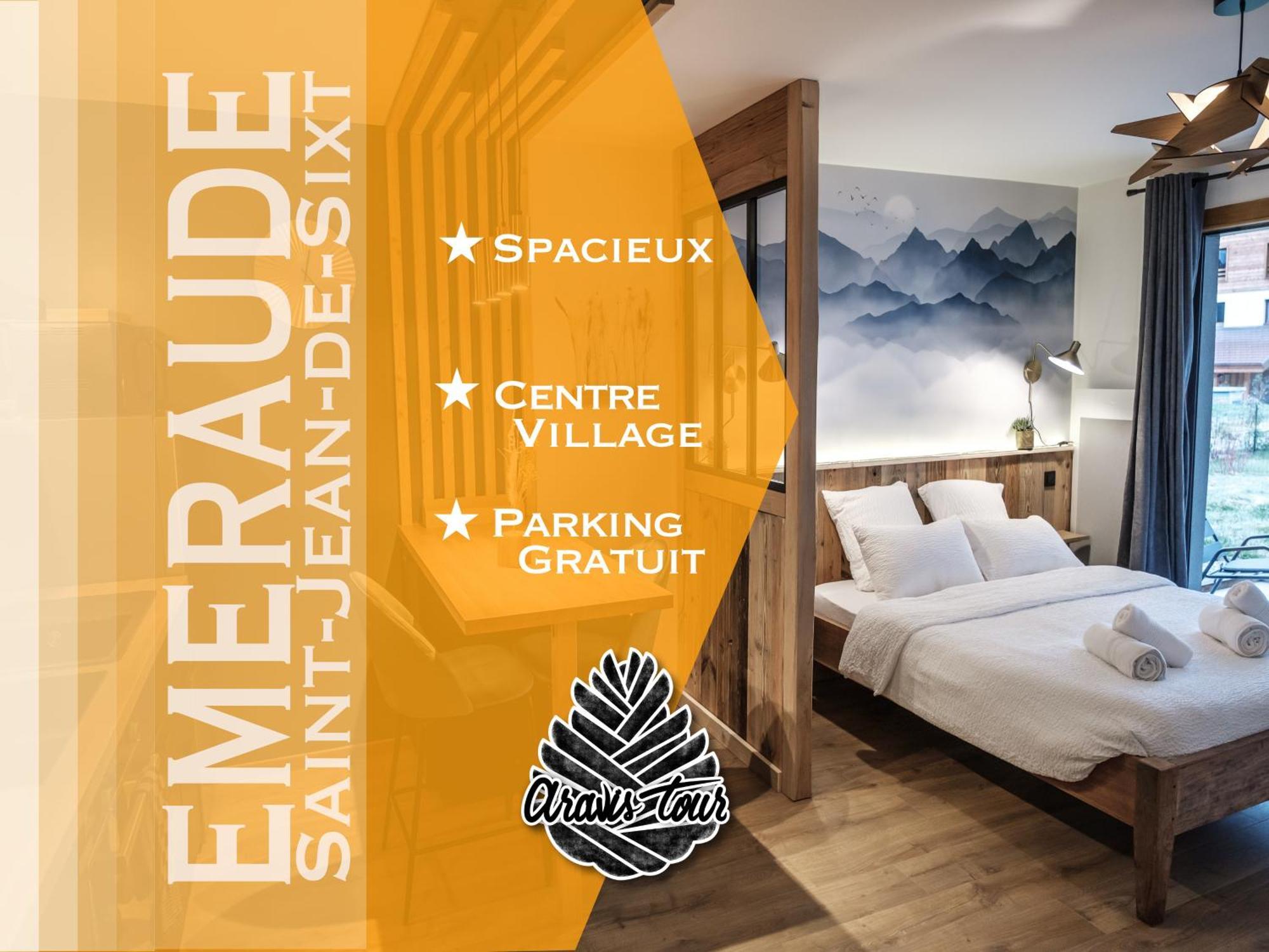 Residence Emeraude - Centre Village - Aravistour Saint-Jean-de-Sixt Exteriér fotografie